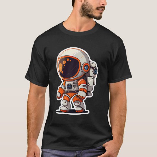 Astronaut Astronomy Space Explorers Wetenschappers T-shirt (Voorkant)