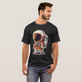 Astronaut Astronomy Space Explorers Wetenschappers T-shirt (Voorkant volledig)