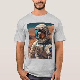 Astronaut auf dem Mars T-shirt