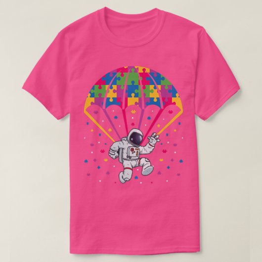 Astronaut Autism Ballon sensiousness Space Kids B T-shirt (Design voorkant)