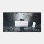 Astronaut Avontuur Planeten Ruimtevaart Galaxy Bureaumat (Keyboard & Muis)