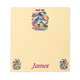 Astronaut Back-to-School "Future Genius in Orbit"  Notitieblok