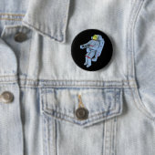 astronaut badge ronde button 5,7 cm (In situ)