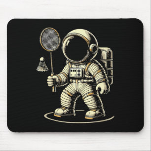 Astronaut Badminton Player Shuttle 2 Muismat