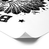 Astronaut Badminton Player Shuttle  Poster (Hoek)