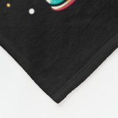 Astronaut Badminton Speler Shuttle Sport  Fleece Deken (Hoek)