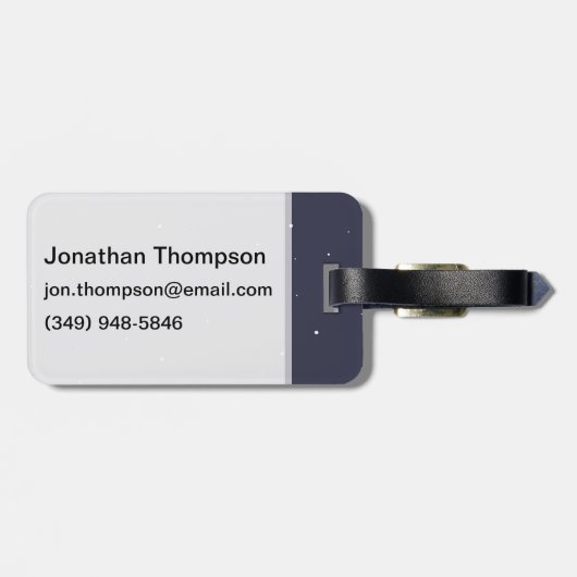 Astronaut Bagagelabel (Achterkant horizontaal)