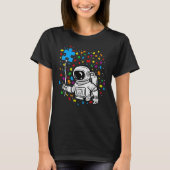 Astronaut Balloon Autism Space Kinder Boy T-shirt (Voorkant)