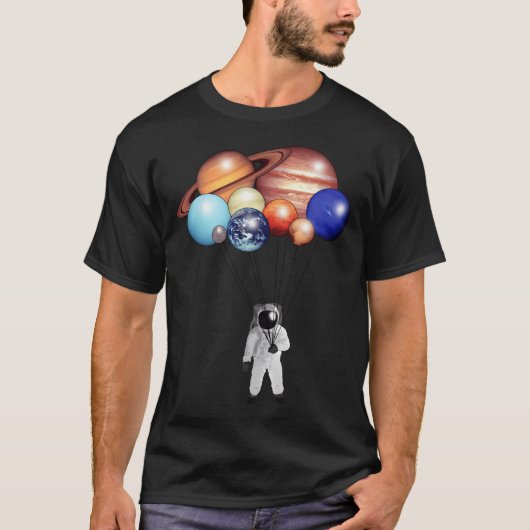 Astronaut Balloons T-shirt (Voorkant)