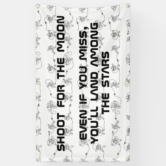 Astronaut Banner (Verticaal)
