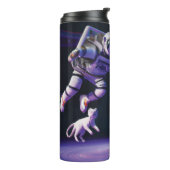Astronaut basket ball met kat thermosbeker (Gedraaid links)