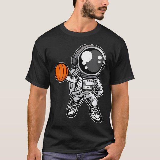 Astronaut Basketball T-shirt (Voorkant)