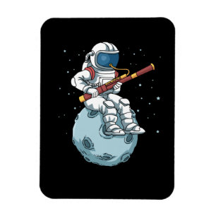 Astronaut Bassoon Bassonist Bassonist Basson Magneet