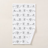 Astronaut Bath Towel Set Bad Handdoek (Handdoek)