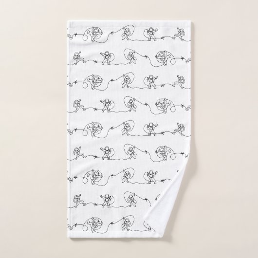 Astronaut Bath Towel Set Bad Handdoek (Handdoek)