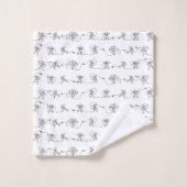 Astronaut Bath Towel Set Bad Handdoek (Wasdoekje)