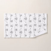 Astronaut Bath Towel Set Bad Handdoek (Handdoek)