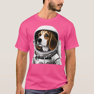 Astronaut Beagle 4 T-shirt
