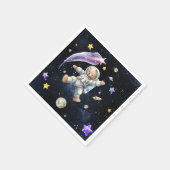 Astronaut Beer Napkins| partij met een ruimtethema Servet (Hoek)