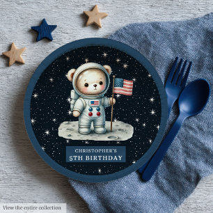 Astronaut Beer Verjaardag Bord voor Little Boy