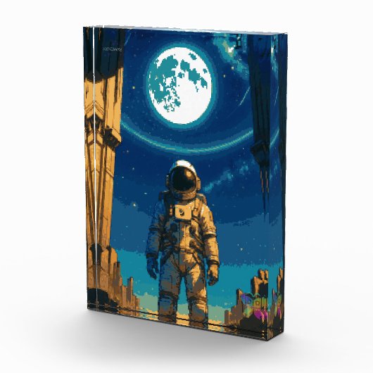 Astronaut Beneath the Celestial Gate Fotoblokken (Rechts)