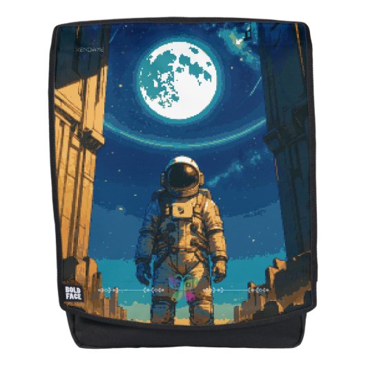 Astronaut Beneath the Celestial Gate Premium Rugtassen (Voorkant)