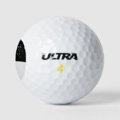 Astronaut betrapt kort Weeing in de ruimte Golfballen (Logo)