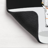 Astronaut betrapt kort Weeing in de ruimte Muismat (Hoek)