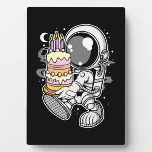 Astronaut Birthday Cake Fotoplaat