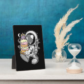 Astronaut Birthday Cake Fotoplaat (Zijkant)