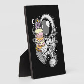 Astronaut Birthday Cake Fotoplaat (Zijkant)