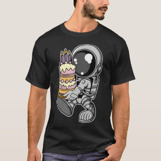 Astronaut Birthday Cake T-shirt