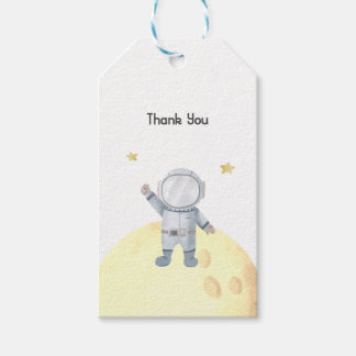 Astronaut Birthday Dank u Label Cadeaulabel