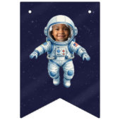 Astronaut Birthday Party 1st Trip Around the Sun Vlaggetjes (Eerste vlag)