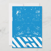 Astronaut Birthday Party Invitation Kaart (Achterkant)