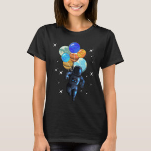 Astronaut Birthday Planet Moon Cosmonaut Space Dri T-shirt