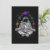 Astronaut Bitcoin Crypto Space BTC Cryptocurrency Kaart (Staand voorkant)