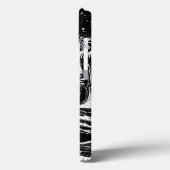 ASTRONAUT BLACK AND WHITE, SURF THE UNIVERSE Case-Mate iPhone CASE (Achterkant / Links)