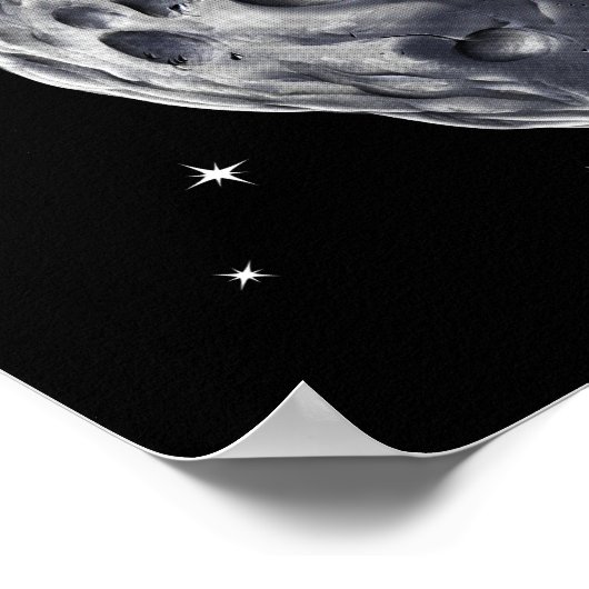 Astronaut blazen bubbels poster (Hoek)