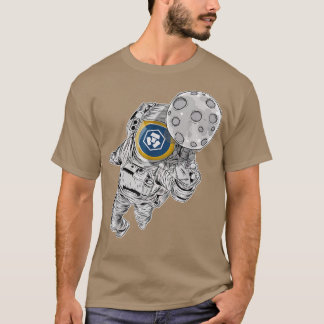 Astronaut Blockchain Crypto CRO T-shirt