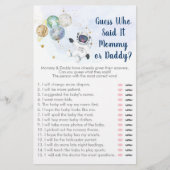 Astronaut Blue Space Raad wie zei dat het spel was (Voorkant)