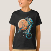 Astronaut BMX Moon Space Biker T-shirt (Voorkant)
