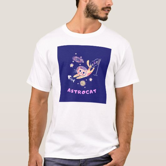 Astronaut BMX Rider T-shirt (Voorkant)