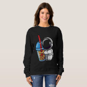 Astronaut Boba Bubble Tea Trui (Voorkant volledig)