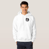 Astronaut boven de maan hoodie (Voorkant volledig)