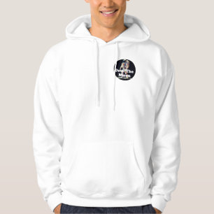 Astronaut boven de maan hoodie