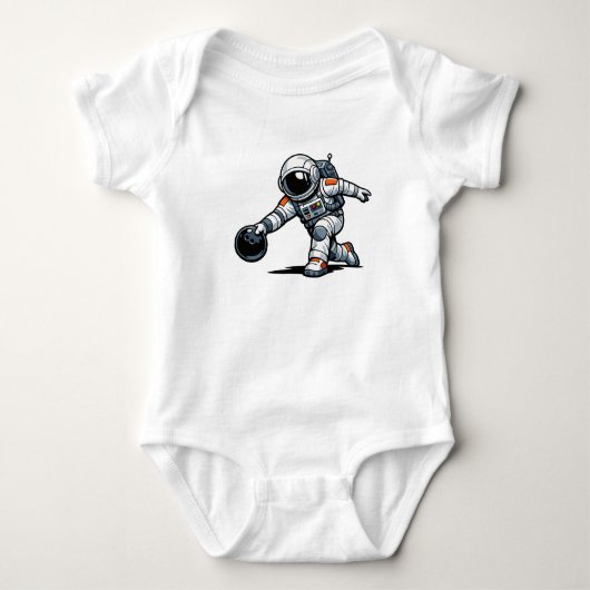 Astronaut Bowling Romper (Voorkant)