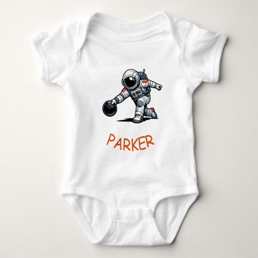 Astronaut Bowling Romper (Voorkant)