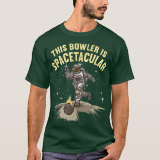 Astronaut Bowling Spaceman Bowler Space Turkey Str T-shirt
