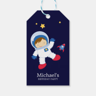 Astronaut Boy Kids Birthday Party Cadeaulabel